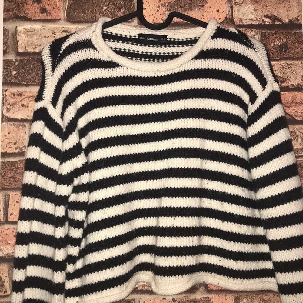 Zara cropped sweater